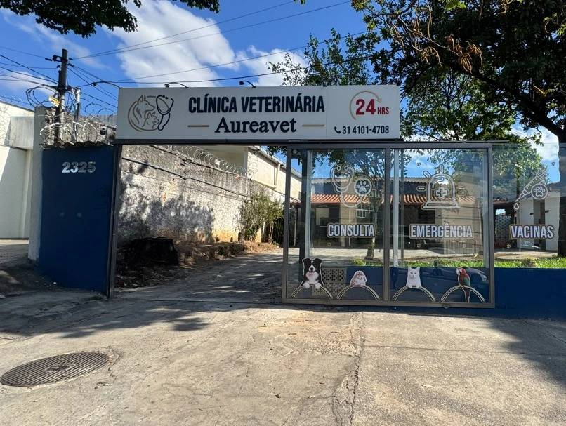 Fachada da Clínica Veterinária Áurea Vet